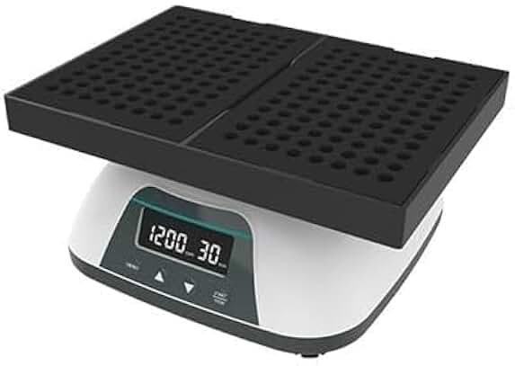 Microplate Oscillator Micro Plate Shaker Laboratory Microplate Shaker with 2 Elisa Plate/Tissue Culture Plate RPM Range 100-1200rpm Horizontal Gyration Amplitude 4mm