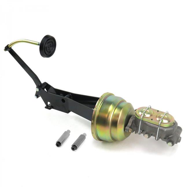 Helix Suspension Brakes & Steering  49-54 Chevy Car 7 in. Dual Brake Pedal Kit Drum & Drum 3 in. Rubber Pad