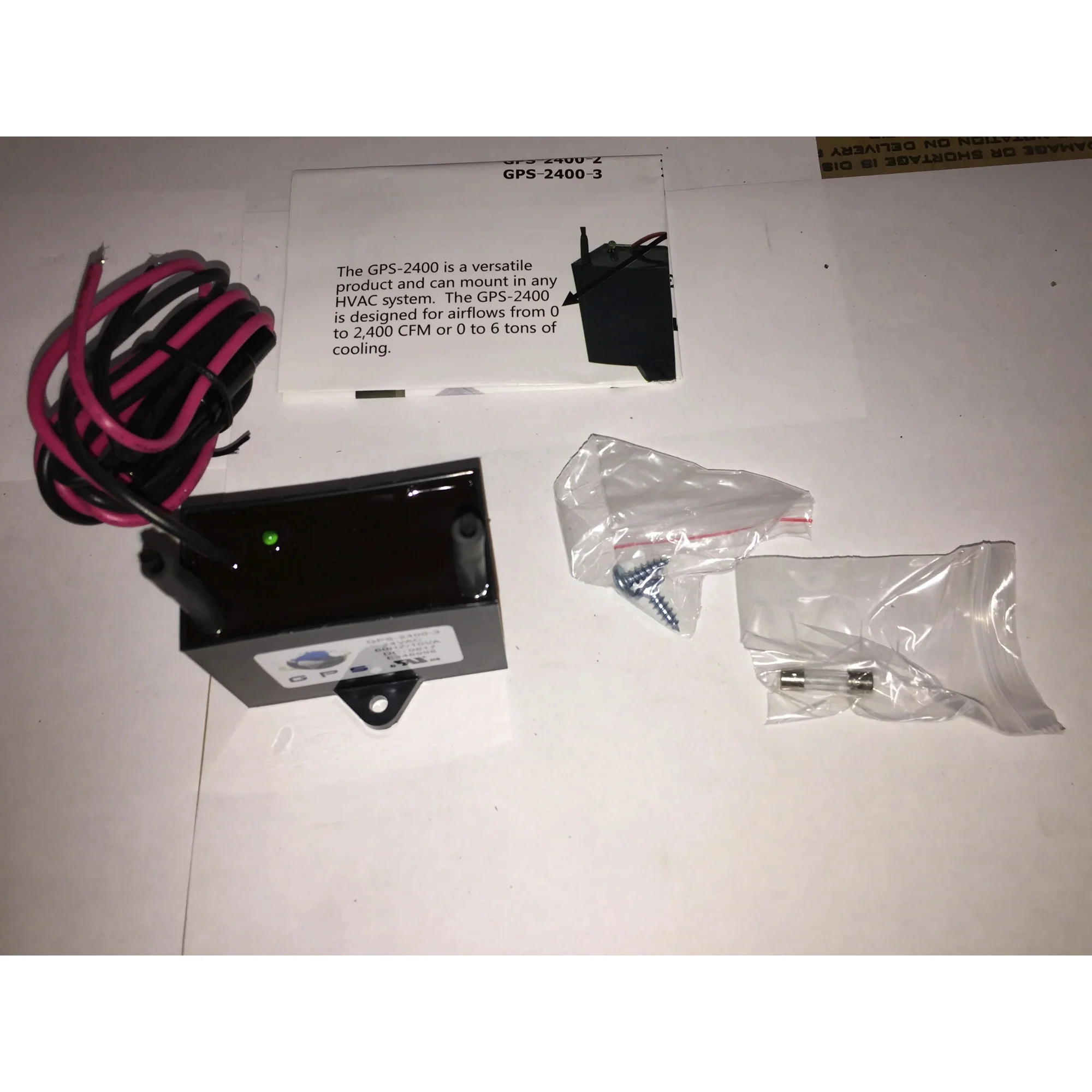 IN DUCT AIR PURIFIER 24VAC 60 HZ 10VA