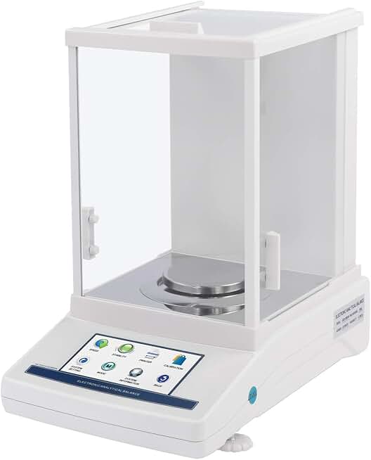 U.S. Solid USS-DBS49 0.1mg Analytical Balance, Auto-Internal Calibration, 220g x 0.0001g, Touch Panel