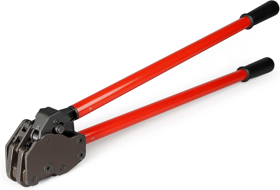 Teknika MUL-430 Heavy Duty Dual-Action Sealer for Steel Strapping, 1-1/4