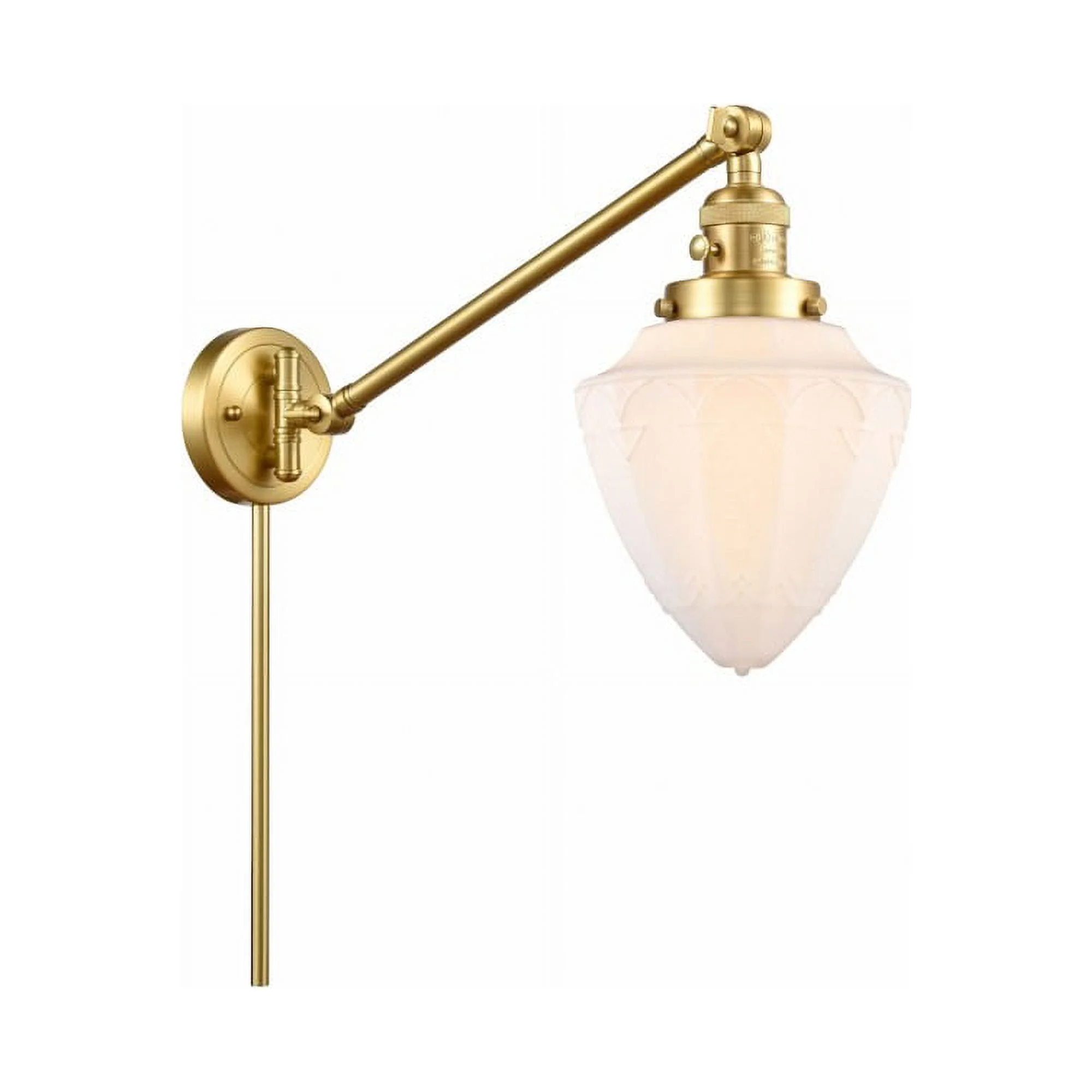 Innovations Lighting - Bullet - 1 Light Swing Arm Wall Sconce In Traditional