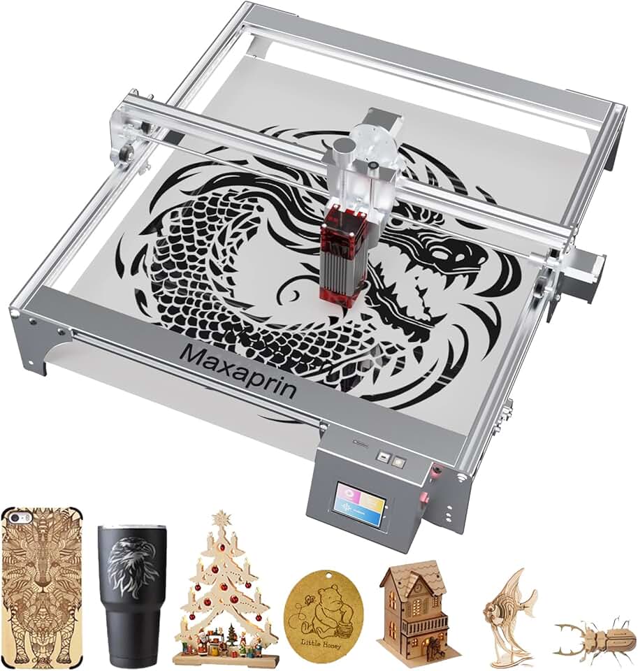 Maxaprin LC400 Pro max 10W Laser Engraving Machine with Rotating Roller to Engrave More DIY Works