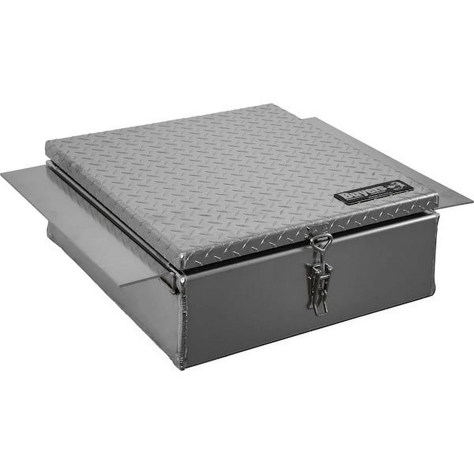 Buyers Products 1705384 9x24x22 Inch Diamond Tread Aluminum in-Frame Truck Tool Box