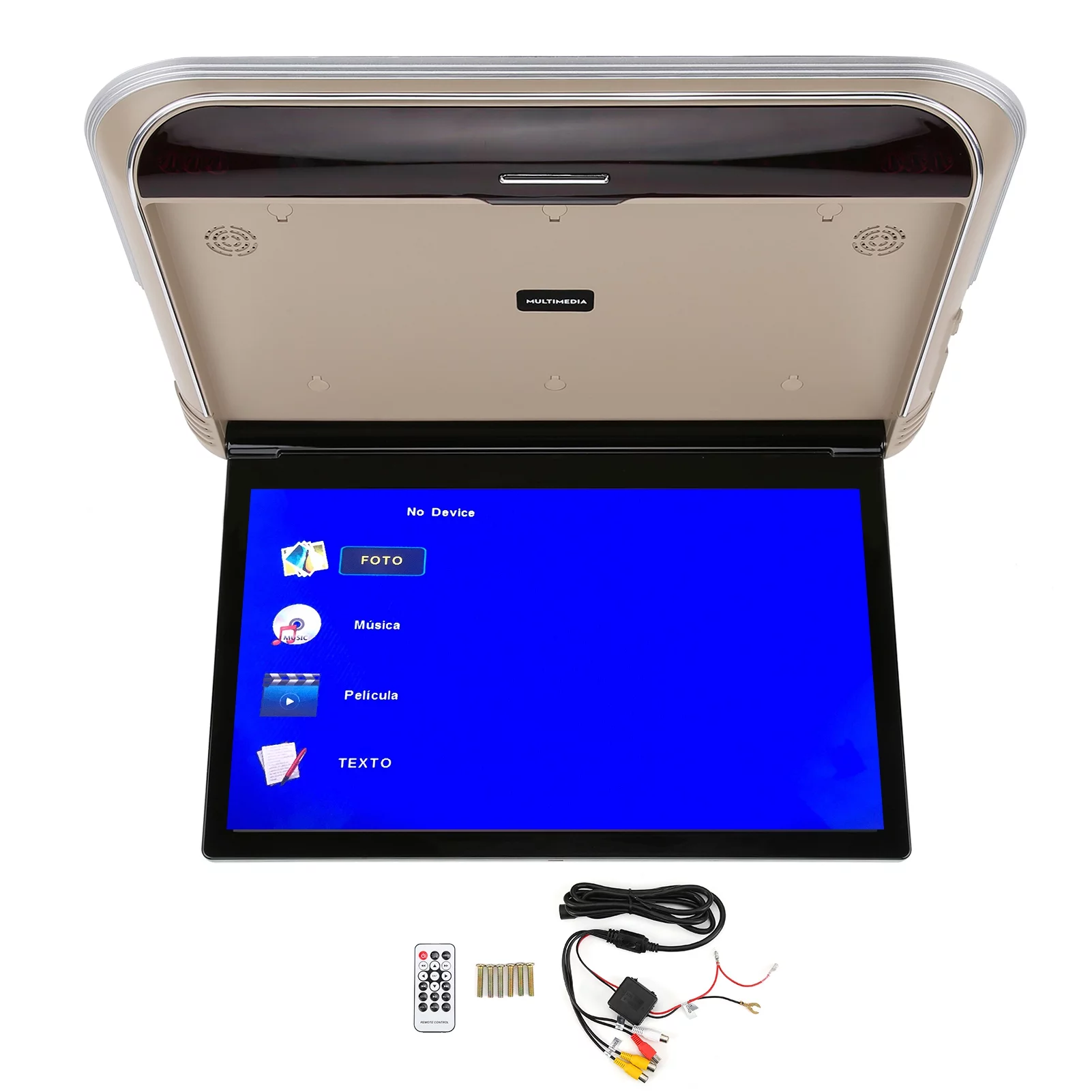 17.3in Car Roof Player MP5 1080P HD USB Digital Overhead Mounted Display Monitor HDMI Compatible