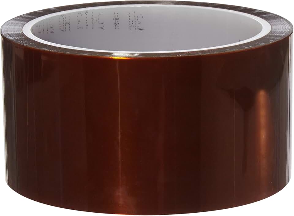 3M 70016039235 5413 High Temperature Adhesive Tape, Polyimide, 50.8 mm x 33 m