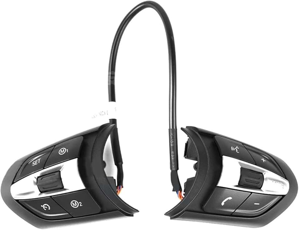 Multifunctional Steering Wheel Switch Buttons Remote Cruise Control Buttons Compatible with BMW F10 F30 F20 F48 F25 F32 Parts