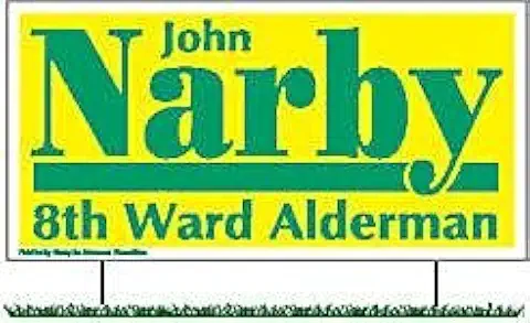 Large 2X4 Political Realty Pop Signs 100 Ct