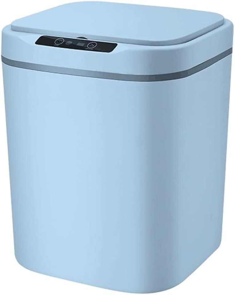 Smart Bathroom Trash Can Automatic Bagging Can Touchless Narrow Smart Sensor Garbage Bin Smart Home(D,36cm18L)