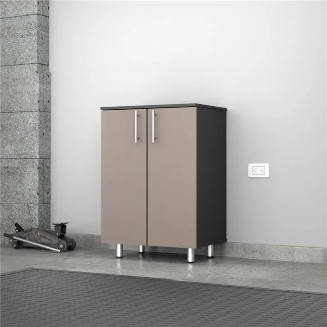 Inval America Maestrik 2-Door Engineered Wood Storage Garage Cabinet in Taupe