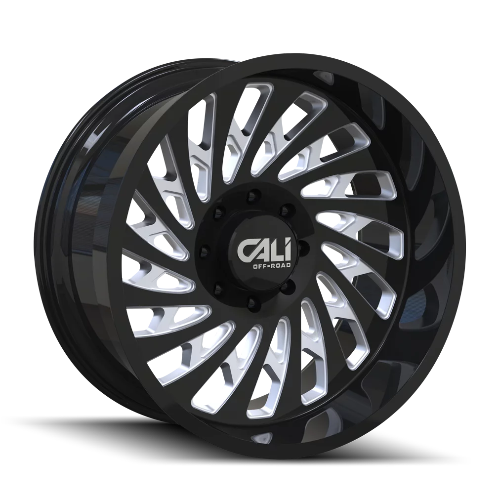 Cali Off-Road Switchback-9108 20X12 6X139.7 -51Et 106Cb Gloss Black/Milled