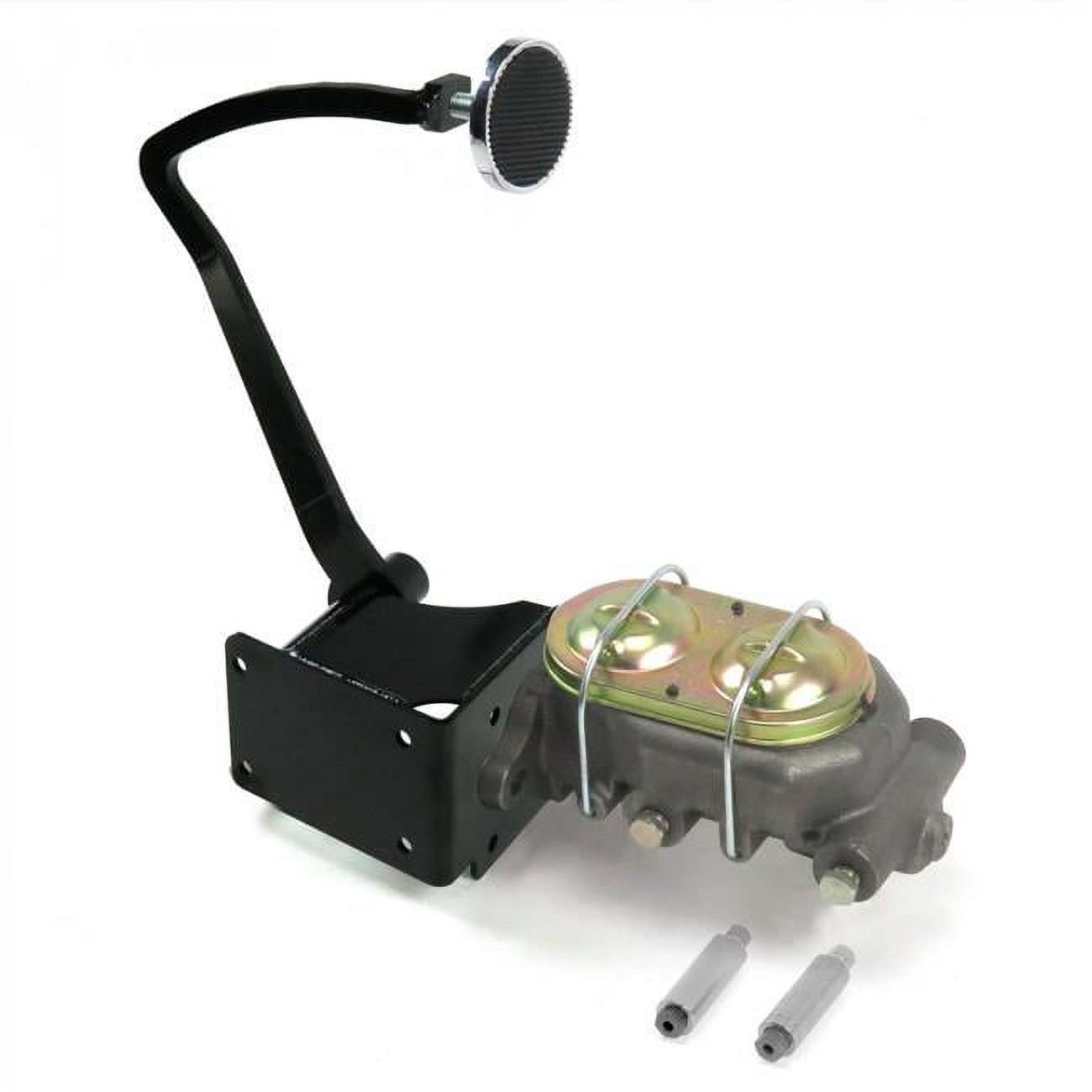 Helix Suspension Brakes & Steering 321000 Manual Disc & Disc Brake Pedal Kit with 3 in. Chrome Pad for 1937-1939 Chevy