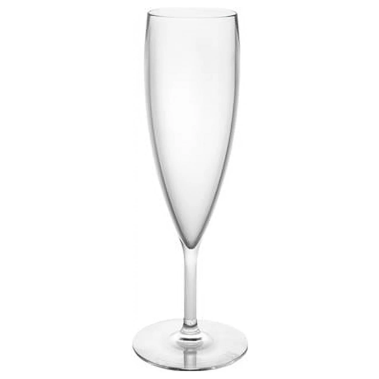 Packnwood 294VFLUT16 5.4 oz 7.67 x 2.67 in. Cupoly Tritan Champagne Flute Glass, Clear - 58 Piece