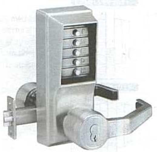Push Button Lock, Entry, Key Override