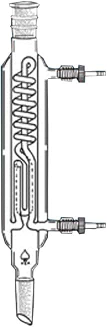 6016-139 Series Pilot Plant Condenser, 750 mm Jacket Length, 45/50 Joint, Safe Hose Connection for 1/4