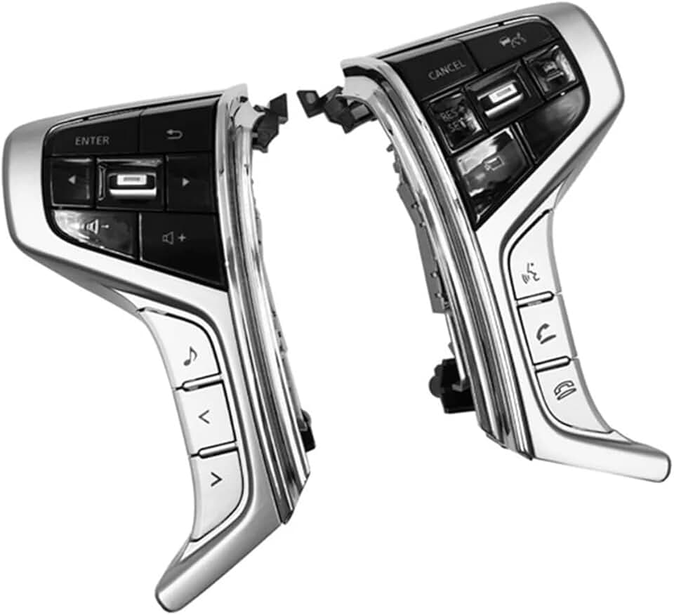 Control Switch Steering Wheel Multimedia Audio Button Compatible with Sport 2015-2022 Delica L200