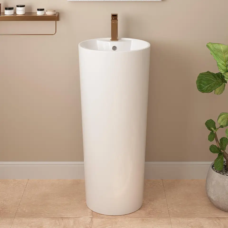 DeerValley DV-1P527 Pedestal Sink – White 15