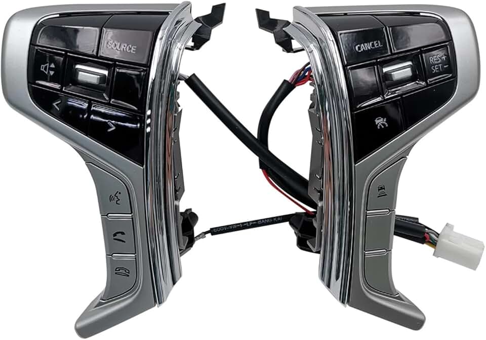 Steering Wheel Audio Button Control Switch Compatible with Sport 2015-2022 Delica L200