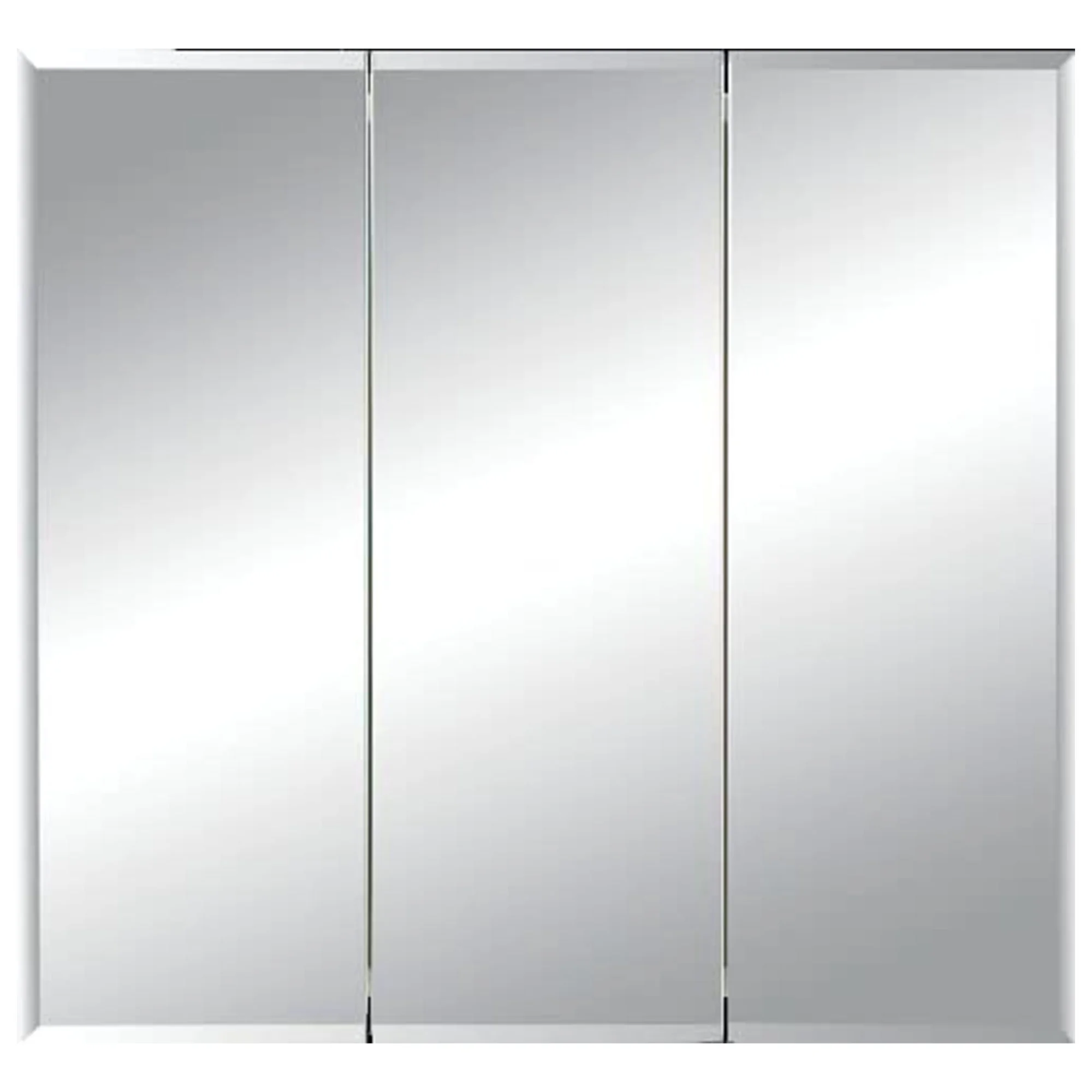 Jensen 30 x 28.25 In Horizon Recessed Tri-View Bathroom Medicine Cabinet