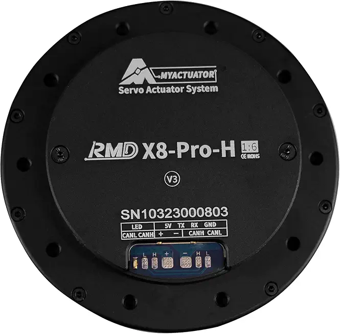 MyActuator Servo Actuator System RMD-X8 Pro-H 1:6 V3 Brushless DC Servo Motor Precise Planetary Gearbox Motor with MCX500 Driver High Torque