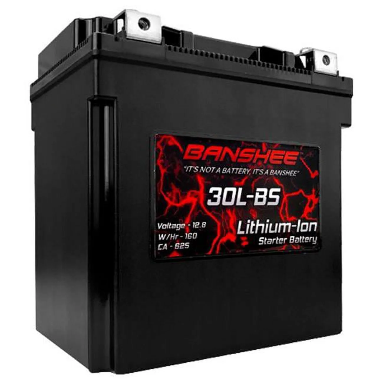 Banshee  12.8V Lightweight Lithium-Ion Battery for Replacement ETX30L-BS YTX30L-BS Harley Yuasa Powersports