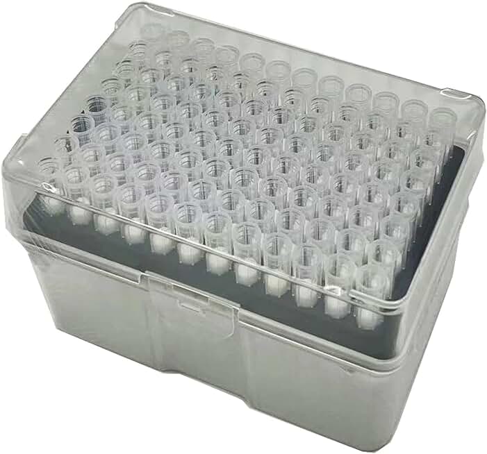 Azzota FILTERED STERILE PIPETTE TIPS, 1000UL, STERILE, CLEAR, 4800 TIPS/case