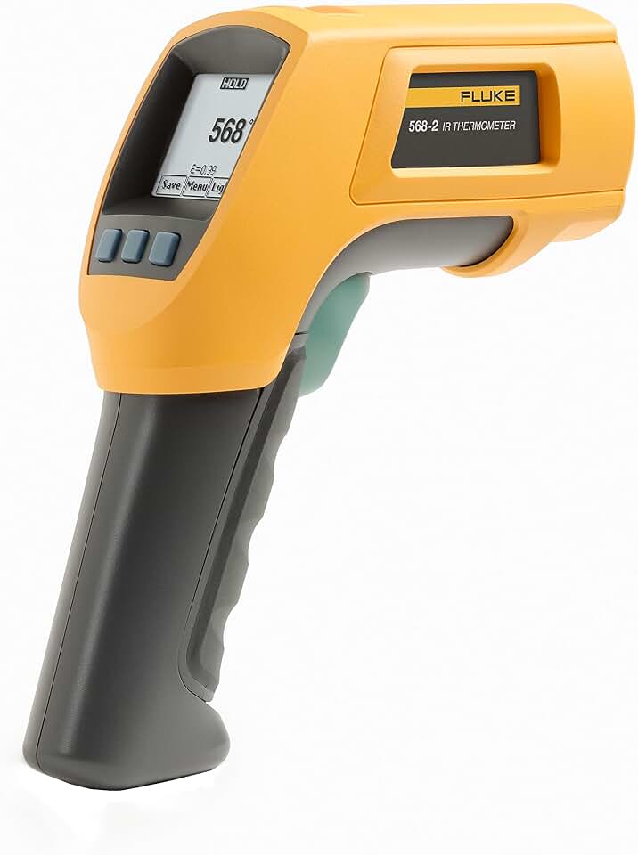 568 Dual Infrared Thermometer, -40 to +1472 Degree F Range, Contact/Non Contact