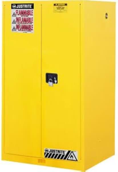 Justrite® Sure-Grip® EX Safety Cabinet w/Manual Doors, 90 gal, 65