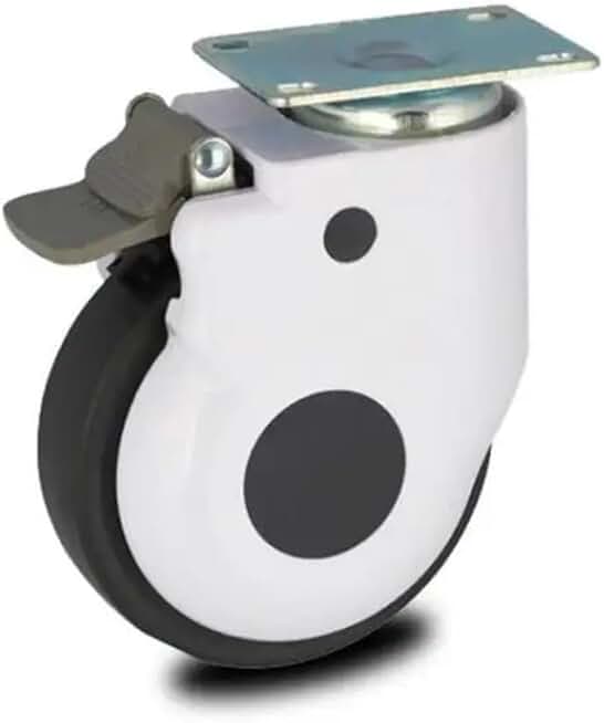 4 Pcs/Set 5 Inch Caster Package Shell with Brake Silent Universal