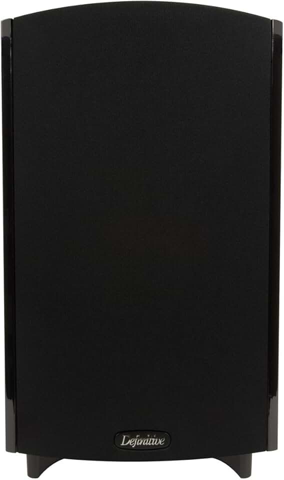 Definitive Technology ProMonitor 1000-2-Way Satellite or Bookshelf Speaker for Home Theater, at Par with Any Large Speaker (Single, Black)