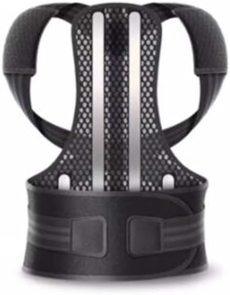 Straight Back Support Sitting Posture Spinal Vertebra Artifact Anti-Hunchback Orthotics Juvenile Camel Shoulder(X-Large)