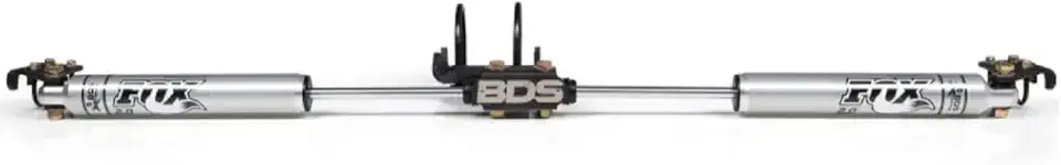 BDS Fox Shocks 2.0 Dual Steering Stabilizer Kit for 2005-2022 Ford F-250 and F-350 Super Duty 4WD with 2 Inch Lift or More | Includes Damper Bracket Mounting Kit and TrendsAuto Decal | 98224010 55380