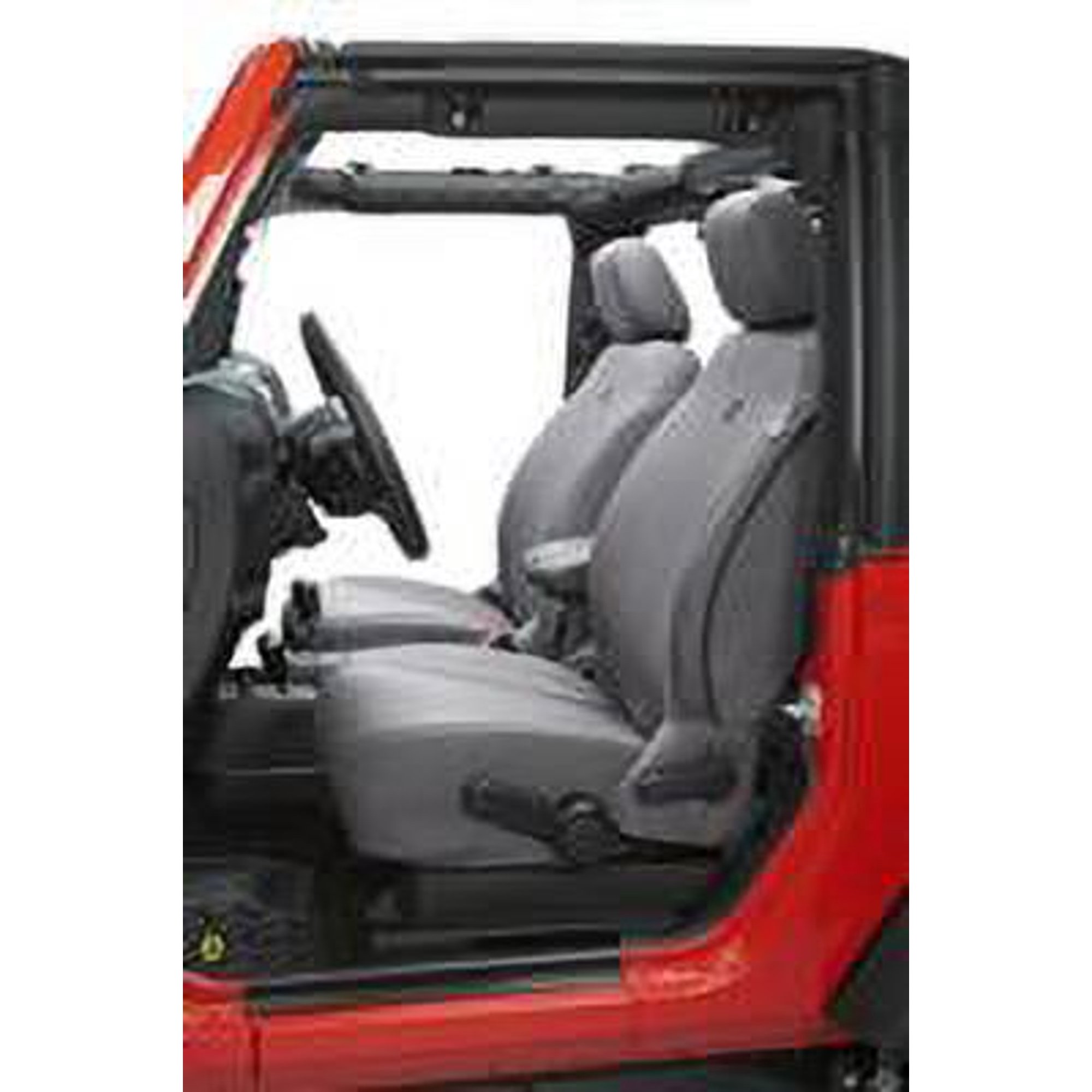 Bestop 29280-09 Charcoal Front Seat Cover for 2007-2012 Jeep Wrangler 2DRand