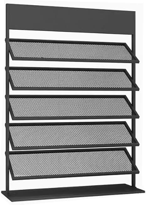 Floor Tile Display Rack, Ceramic Tiles Floor Porcelain Display Shelf, Marble Slab Display Stand for Shopping Malls Warehouses， Freestanding Stone Plate Sample Storage Rack for Exhibition Halls(Color:B