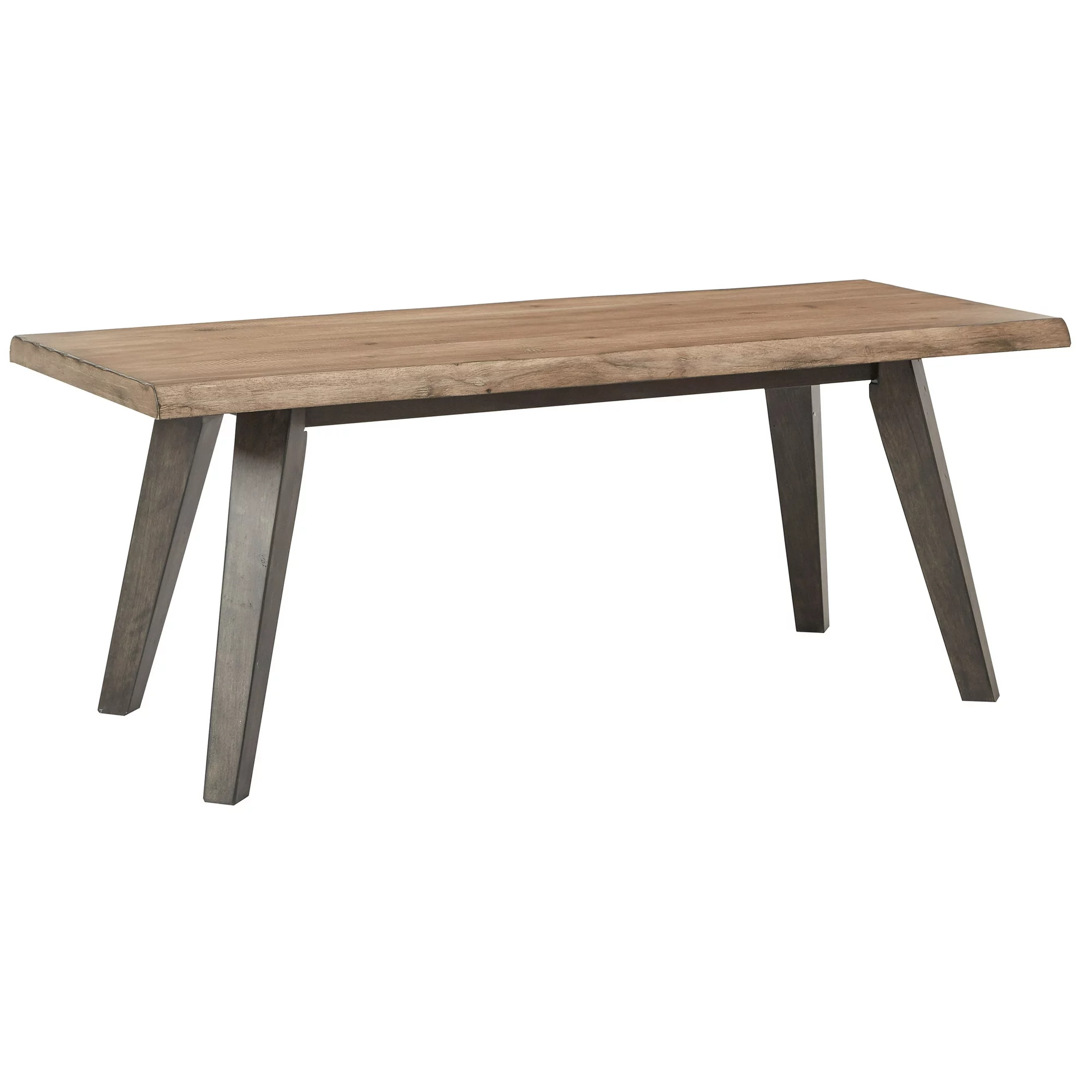 OSP Home Furnishings Oakridge Dining Bench in Rustic Sand Finish K/D