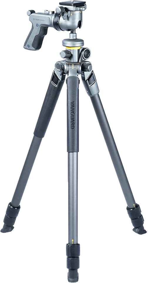 Vanguard Alta Pro 2+ 263AGH Aluminum Tripod with Alta GH-100 Grip Head and Multi-Angle Center Column for Sony, Nikon, Canon DSLR Cameras