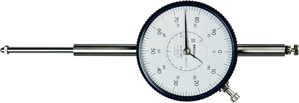 Mitutoyo 3424A-19 Dial Indicator DG .001 Grad, 0-2