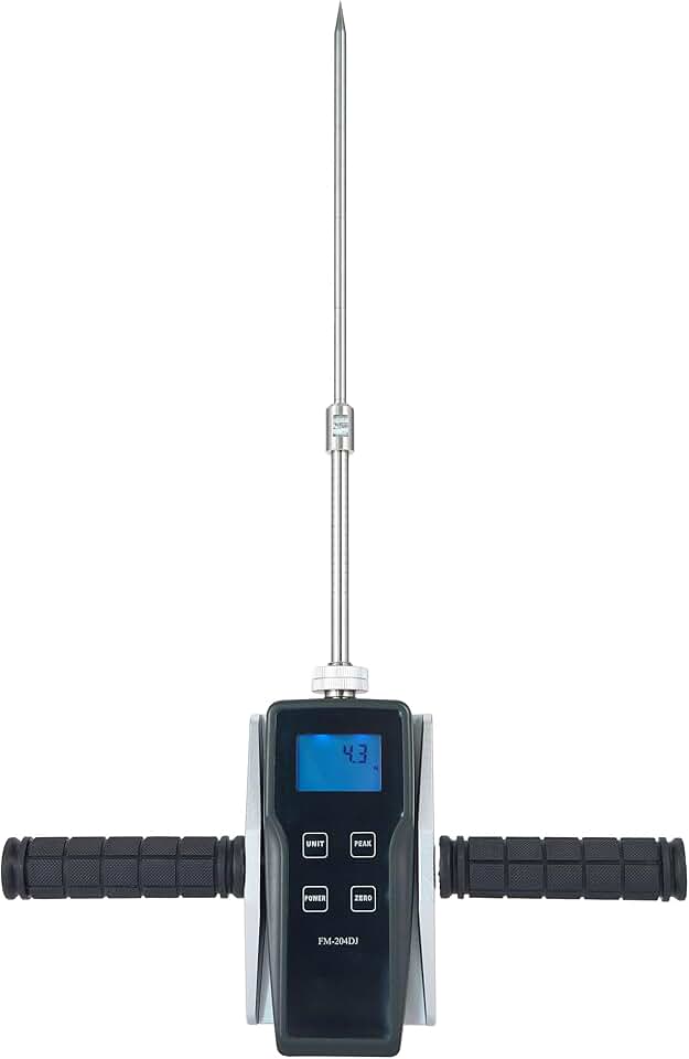 Digital Soil Penetrometer FM-204DJ, Soil Compaction Tester Ground Bearing Capacity Detector