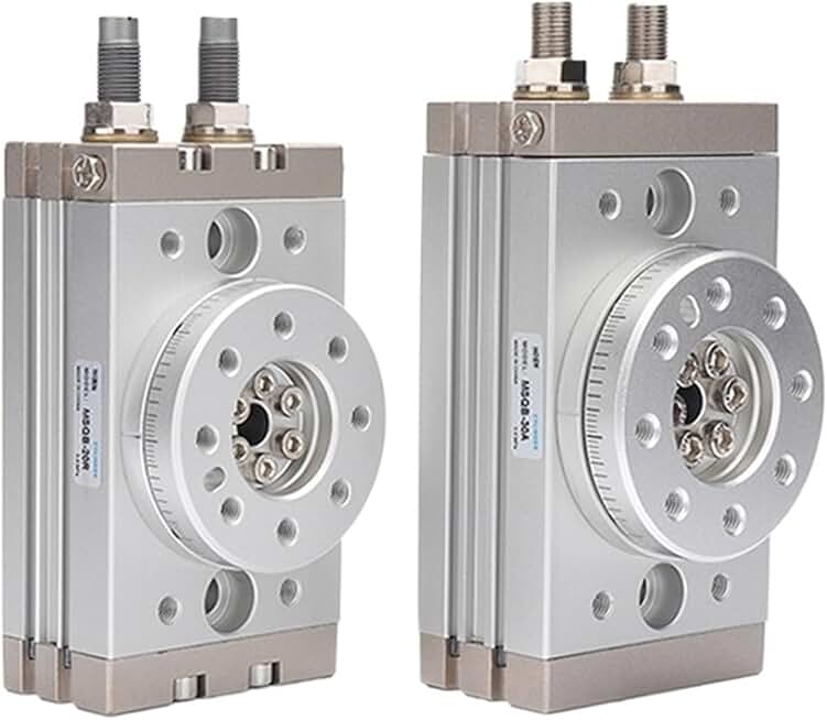 MSQB Double Action Rotary Air Pneumatic Cylinder MSQB-50R MSQB-10/20/30/50/70/100/200 A/R MSQB-10A 1Pcs(MSQB-20R)