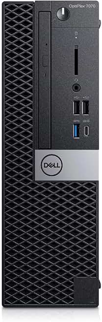 Dell OptiPlex 7070 Desktop Computer - Intel Core i5-9500 - 8GB RAM - 256GB SSD - Small Form Factor