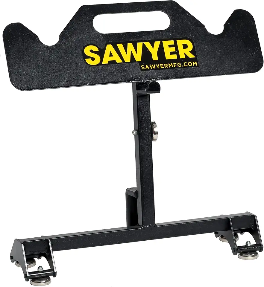 Sawyer Mfg Grinder Holder - Durable Steel Construction, Multi-Functional Angle Grinder and Tool Organizer with Magnetic Tool Holder Strip - Portable and Versatile for Shop Accessories