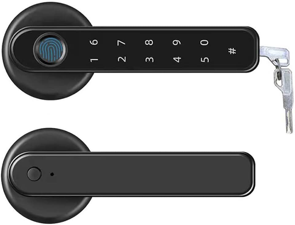 APP Smart Fingerprint Password Single Latch is Suitable for Indoor Doors