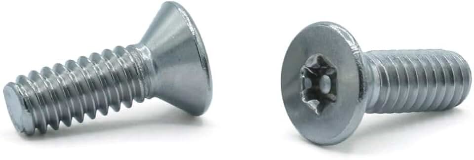 (1200 pcs) 1/4-20 x 1 Security Machine Screws/Pin-in 6 Lobe/Flat Head / 18-8 Stainless Steel (Quantity: 1200)