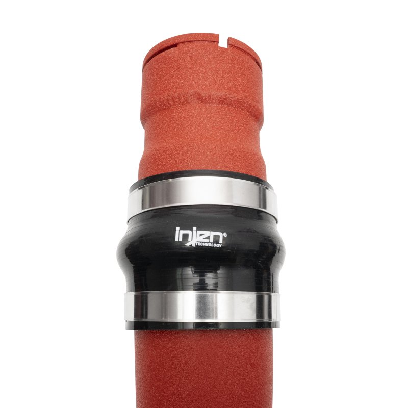 Injen 17-22 Ford F250/F/350/F-450/F-550 V8-6.7L Turbo Diesel Wrnkl Red Intercooler Hot Side Piping