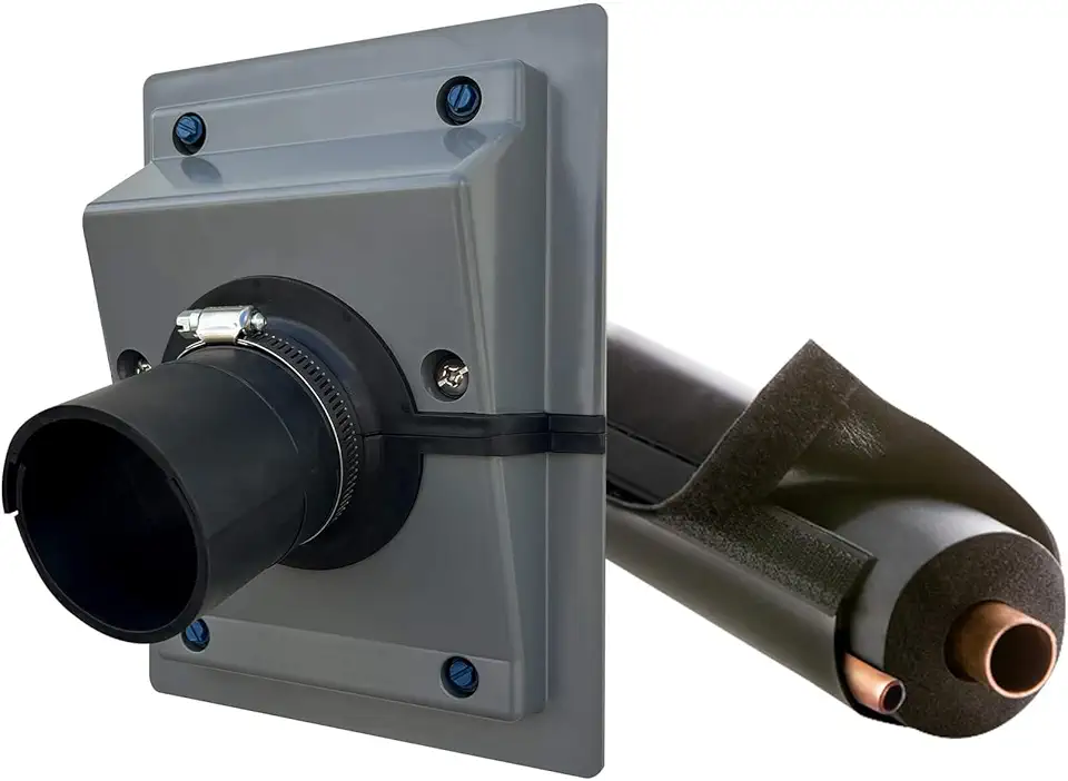 Airex Titan Outlet Retrofit -TRS 575 Gray with Black E Flex Gaurd AC Lineset Insulation Protector