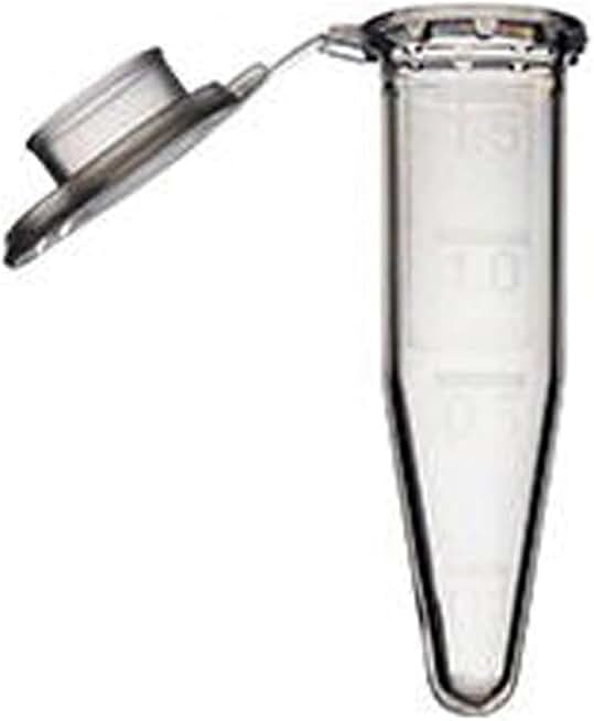 616261 Micro centrifuge Tube with Lid, Sterile, 1.5 mL Volume, Polypropylene (Pack of 4000)
