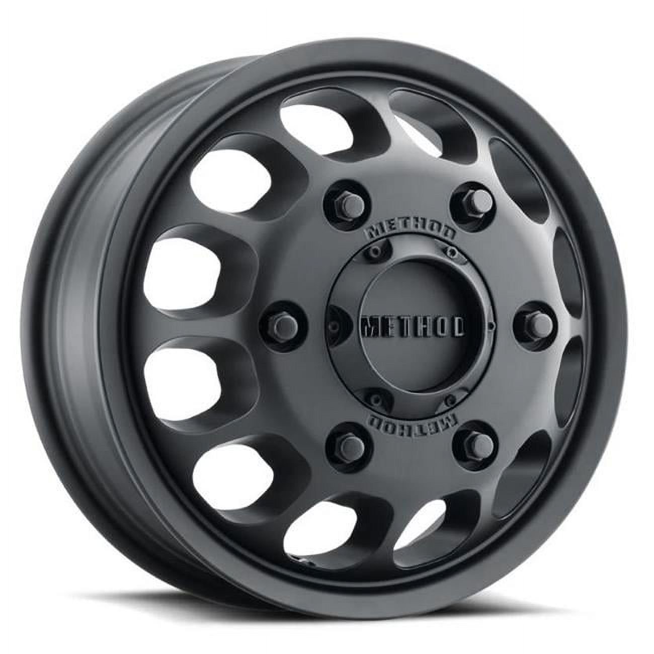 16 x 5.5 in. & 6x205 Bolt Pattern 117 mm Offset 161.04 mm CB MR901 Front Matte Black Wheel