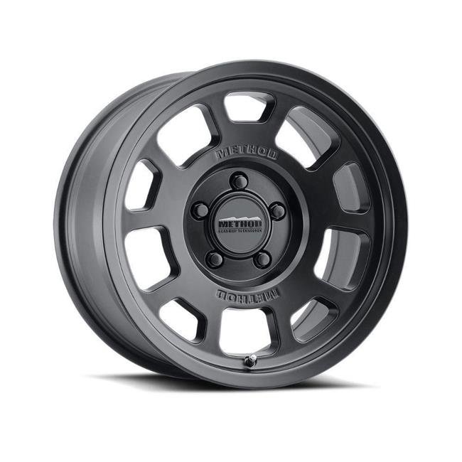 17 x 8.5 in. Plus 25 mm Offset 5 x 5 in. Bolt Pattern 71.5 mm Center Bore MR705 Wheel, Matte Black