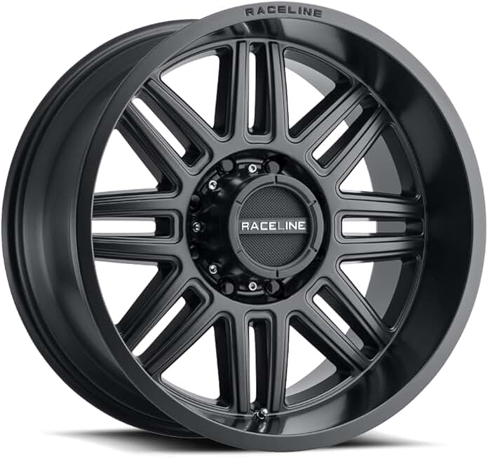 Raceline Wheels 948B SPLIT Wheel Satin Black 17X9