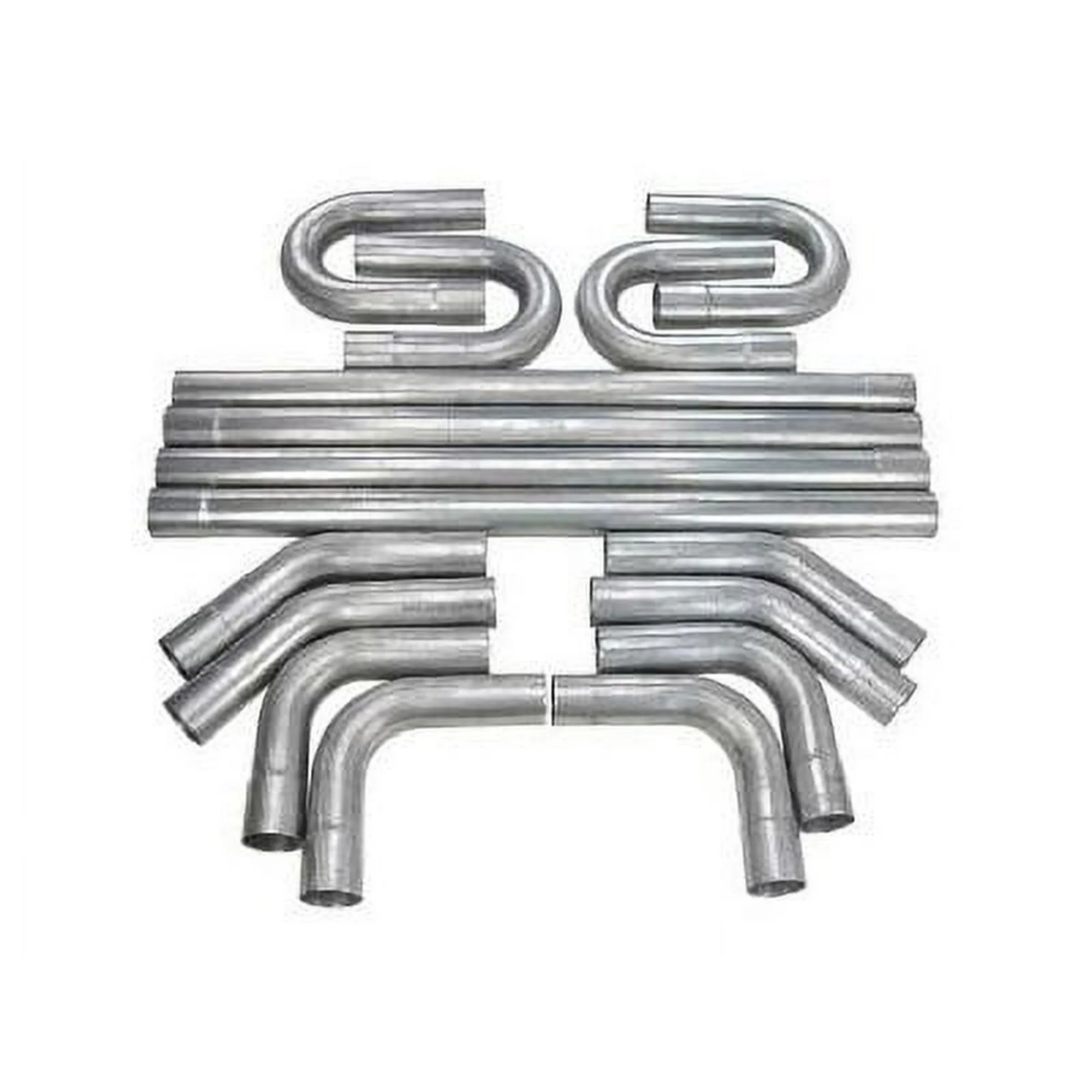 JEGS 30520 Street Rod/Muscle Car Exhaust Kit 2-1/4 16-Gauge 409 Stainless Steel